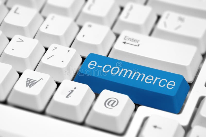 Het conceptenbeeld van de elektronische handel stock afbeelding Het conceptenbeeld van de elektronische handel stock afbeelding