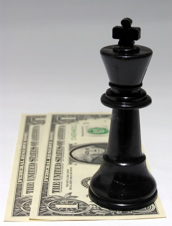 Het contante geld is koning #1 royalty-vrije stock afbeelding Het contante geld is koning #1 royalty-vrije stock afbeelding