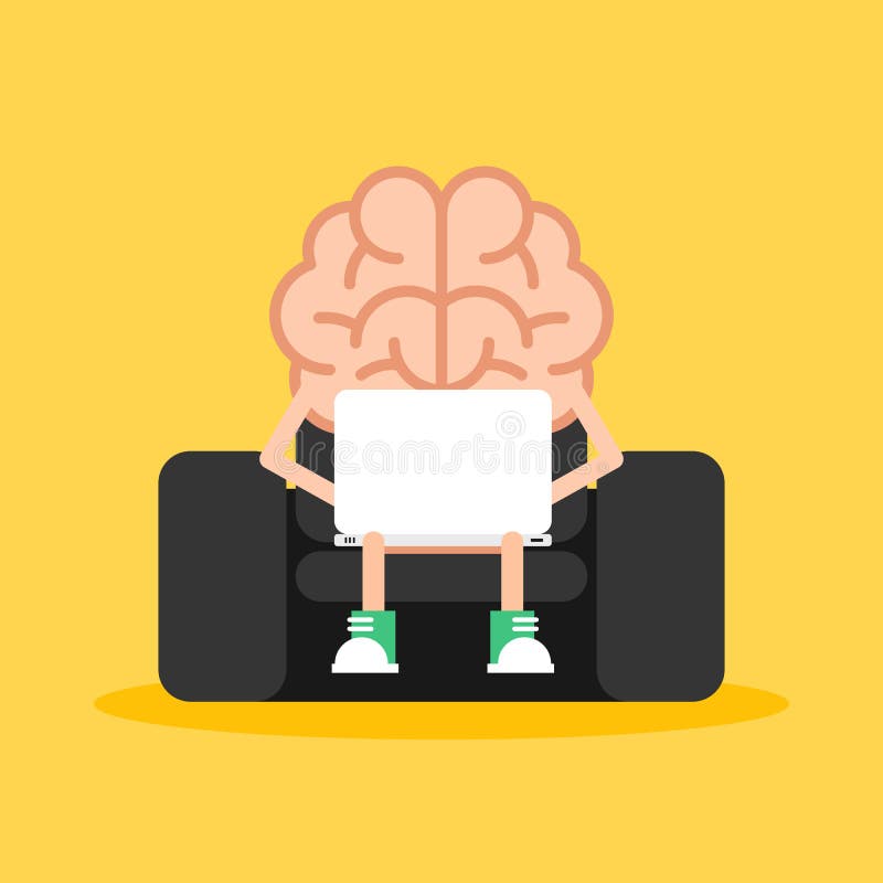 Het creatieve het denken vlakke ontwerp van het ideeconcept vector illustratie