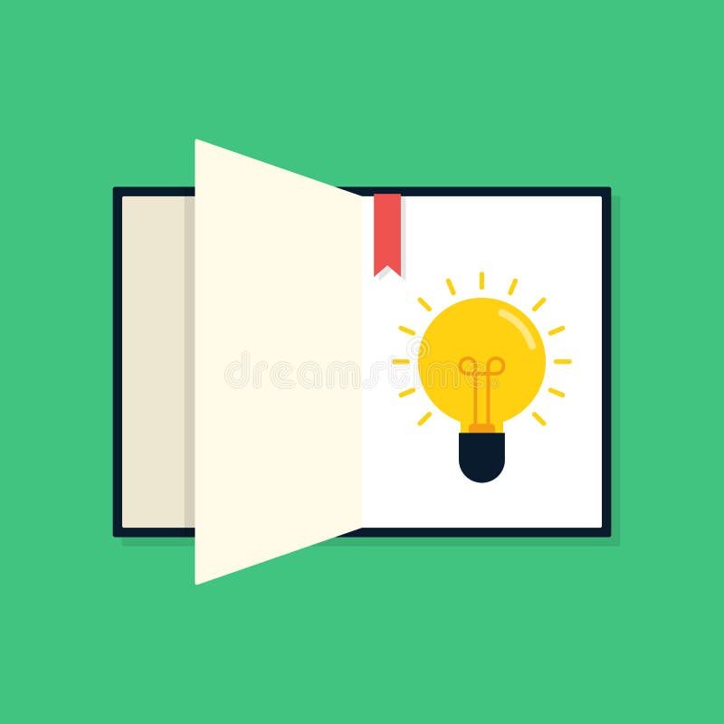 Het creatieve het denken vlakke ontwerp van het ideeconcept royalty-vrije illustratie