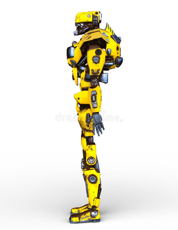 het 3D CG-teruggeven van robot royalty-vrije illustratie het 3D CG-teruggeven van robot royalty-vrije illustratie