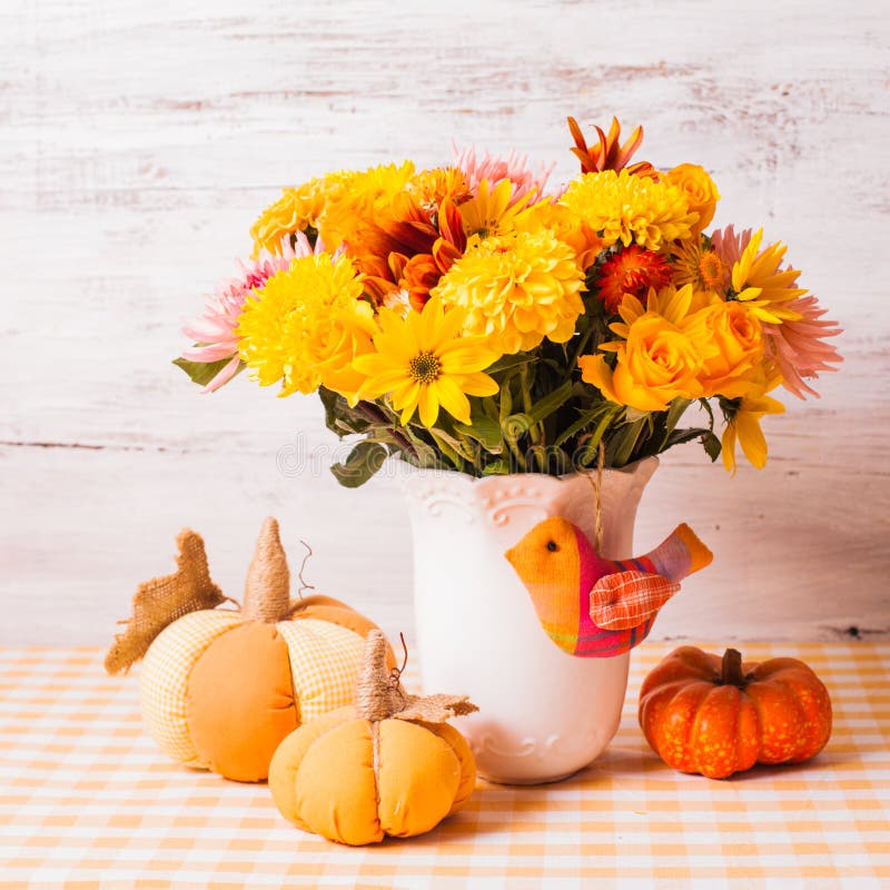 Herfstdecoratie stock afbeeldingen