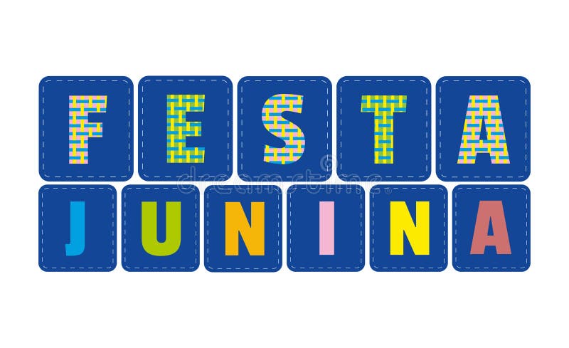 Het decoratieve vlakke uithangbord van Festaunina stock illustratie Het decoratieve vlakke uithangbord van Festaunina stock illustratie