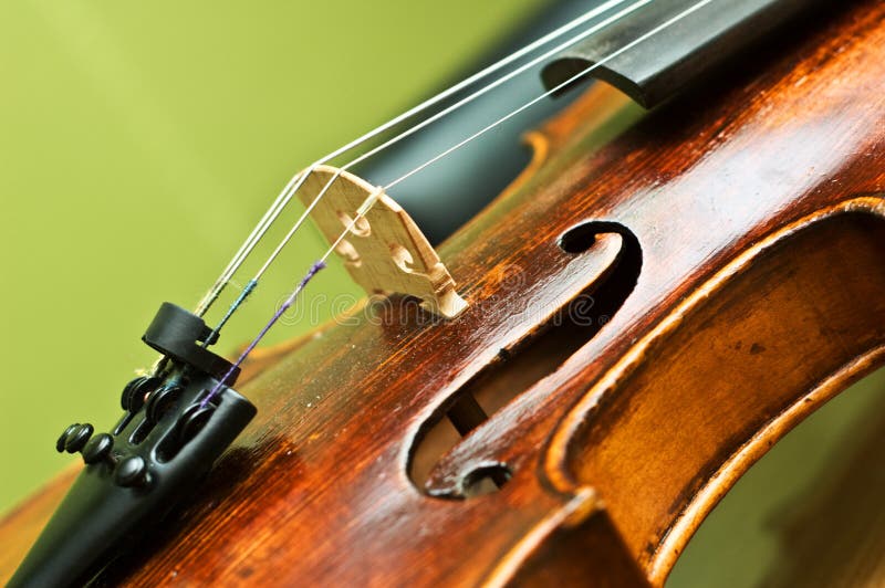 Het detail van de viool