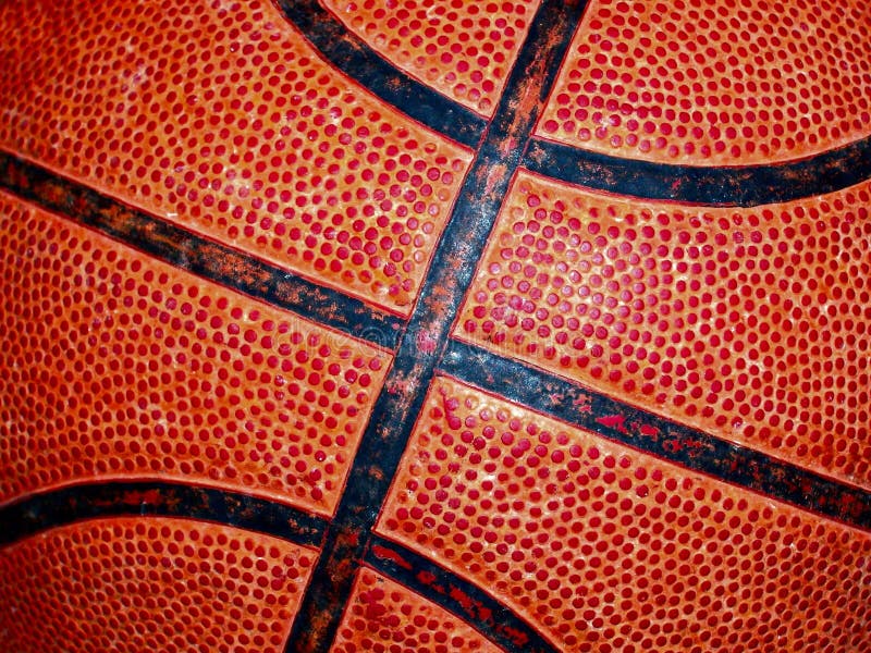 Het detail van het basketbal stock fotografie Het detail van het basketbal stock fotografie