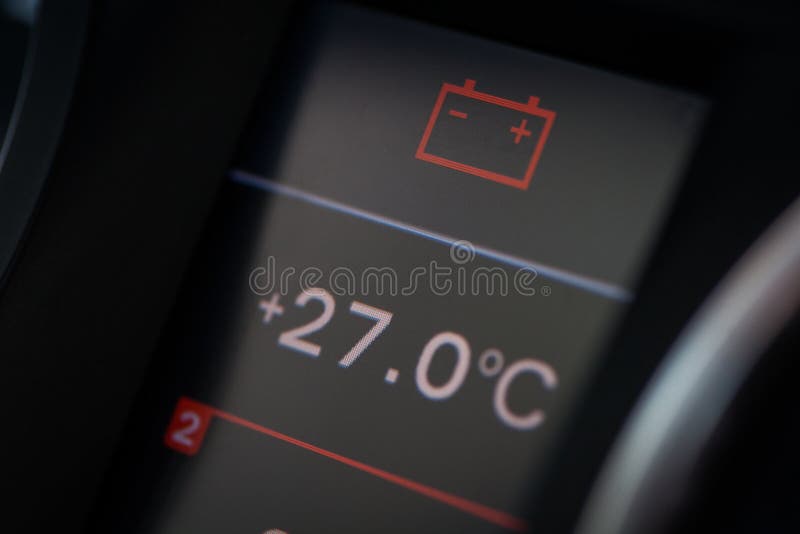 Het detail van het batterijpictogram stock fotografie Het detail van het batterijpictogram stock fotografie