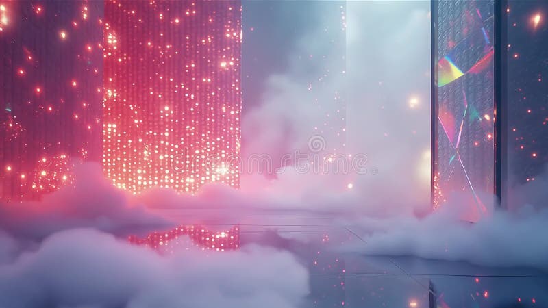 Het digitale landschap van AI is erg futuristisch vector illustratie