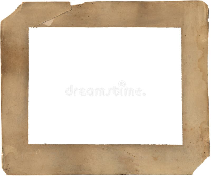 het document van de 19de Eeuw verslechterd en bevlekt frame - stock foto het document van de 19de Eeuw verslechterd en bevlekt frame - stock foto
