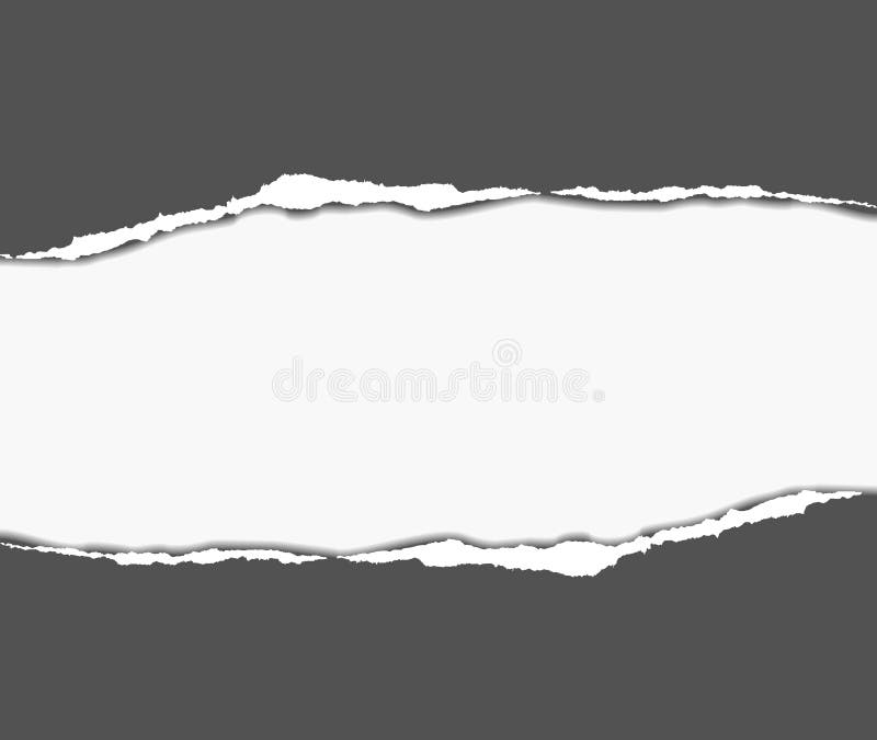 Het document van de scheur - abstracte rug vector illustratie Het document van de scheur - abstracte rug vector illustratie