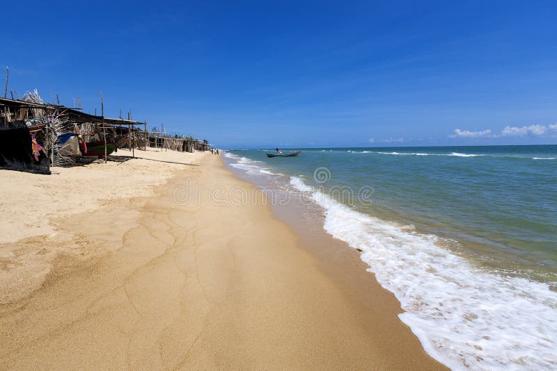 Vissersdorp Pattani Thailand stock foto