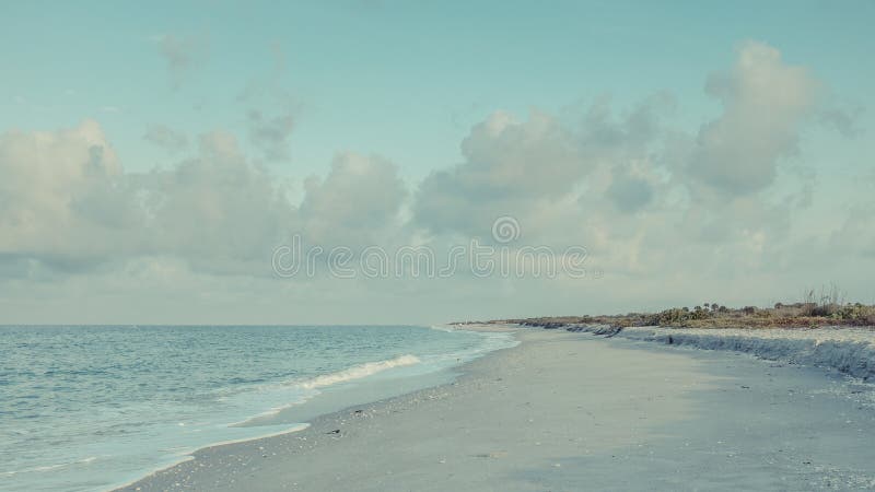 Het Eiland Florida van Sanibel van het boogschutterstrand royalty-vrije stock afbeeldingen Het Eiland Florida van Sanibel van het boogschutterstrand royalty-vrije stock afbeeldingen
