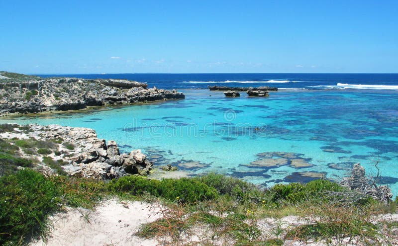 Het Eiland van Rottnest stock foto's Het Eiland van Rottnest stock foto's