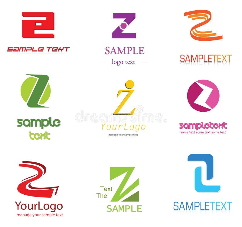Het Embleem van de brief Z vector illustratie Het Embleem van de brief Z vector illustratie