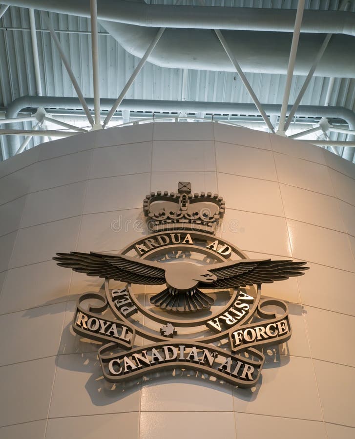 Het Embleem van de koninklijke Canadese Luchtmacht royalty-vrije stock afbeeldingen Het Embleem van de koninklijke Canadese Luchtmacht royalty-vrije stock afbeeldingen