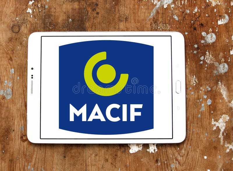 Het embleem van de Macifverzekeringsmaatschappij stock afbeeldingen Het embleem van de Macifverzekeringsmaatschappij stock afbeeldingen