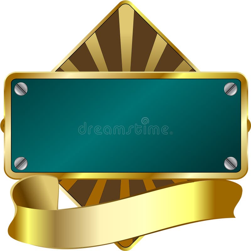 Het Embleem van de toekenning vector illustratie Het Embleem van de toekenning vector illustratie