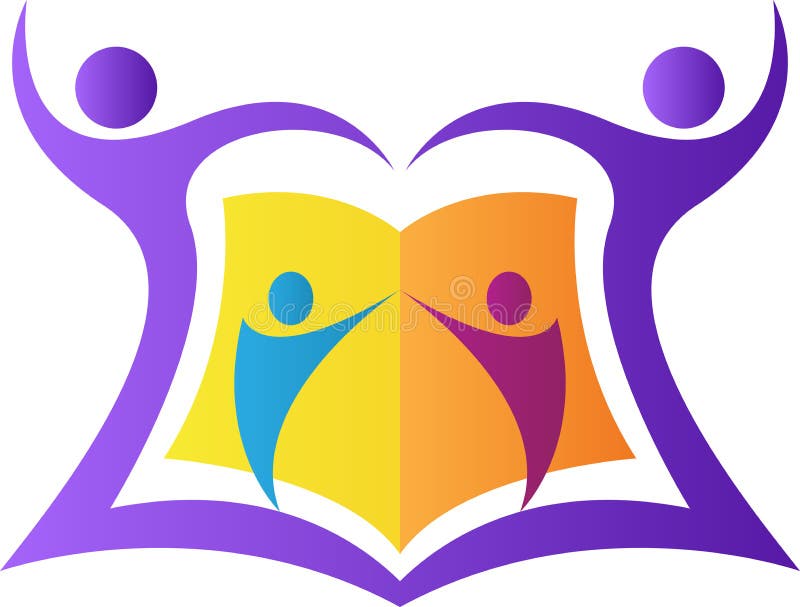 Het embleem van het onderwijs royalty-vrije illustratie Het embleem van het onderwijs royalty-vrije illustratie