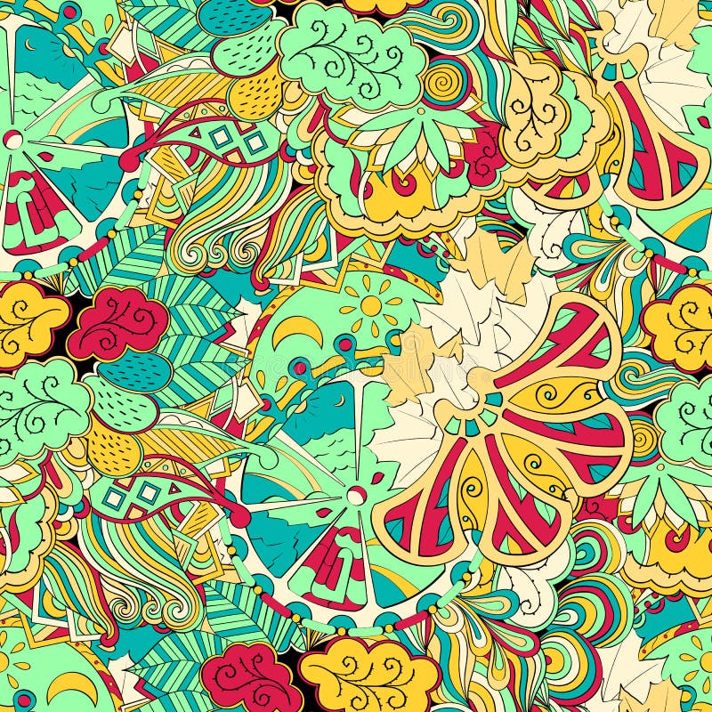 Het etnische ornament van Tracerymehndi Onverschillig discreet kalmerend motief, bruikbaar doodling kleurrijk harmonisch ontwerp stock illustratie Het etnische ornament van Tracerymehndi Onverschillig discreet kalmerend motief, bruikbaar doodling kleurrijk harmonisch ontwerp stock illustratie