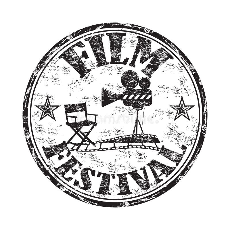 Het festival rubberzegel van de film