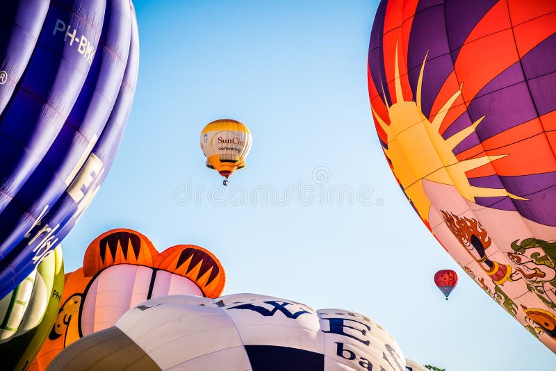 Het festival van de hete luchtballon, Barneveld, Nederland