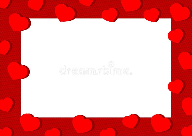 Het Frame van de valentijnskaart