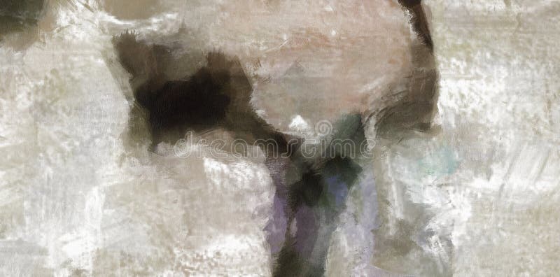 Het gedempte Abstracte Schilderen vector illustratie Het gedempte Abstracte Schilderen vector illustratie