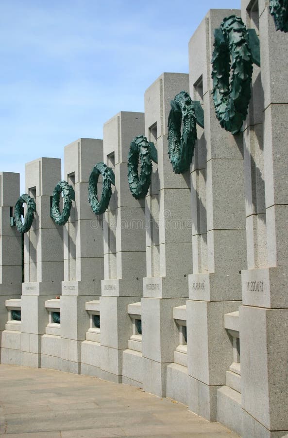 Het Gedenkteken van de Wereldoorlog II royalty-vrije stock afbeeldingen Het Gedenkteken van de Wereldoorlog II royalty-vrije stock afbeeldingen