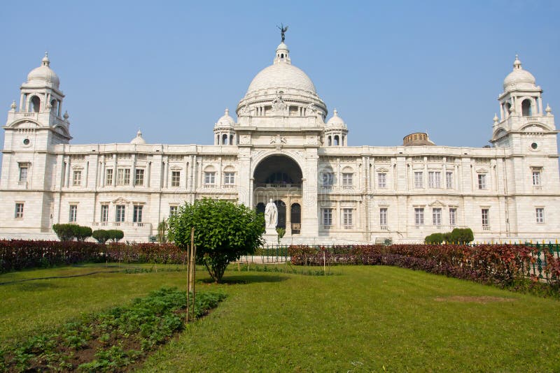 Het Gedenkteken van Victoria, India royalty-vrije stock fotografie Het Gedenkteken van Victoria, India royalty-vrije stock fotografie