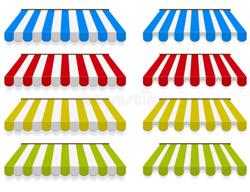 Het gekleurde afbaarden. Vectorreeks. stock illustratie Het gekleurde afbaarden. Vectorreeks. stock illustratie