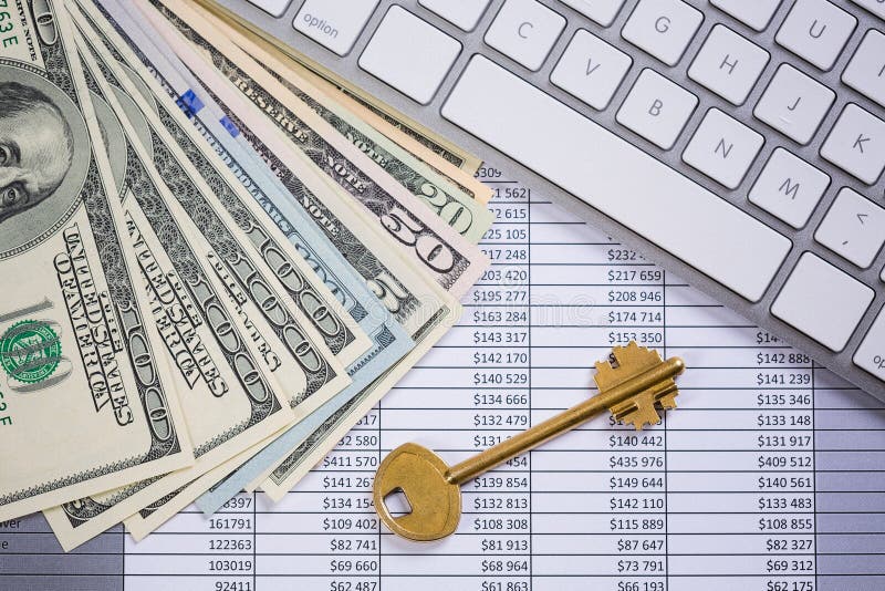 Het geld opent nieuwe kansen royalty-vrije stock afbeelding Het geld opent nieuwe kansen royalty-vrije stock afbeelding