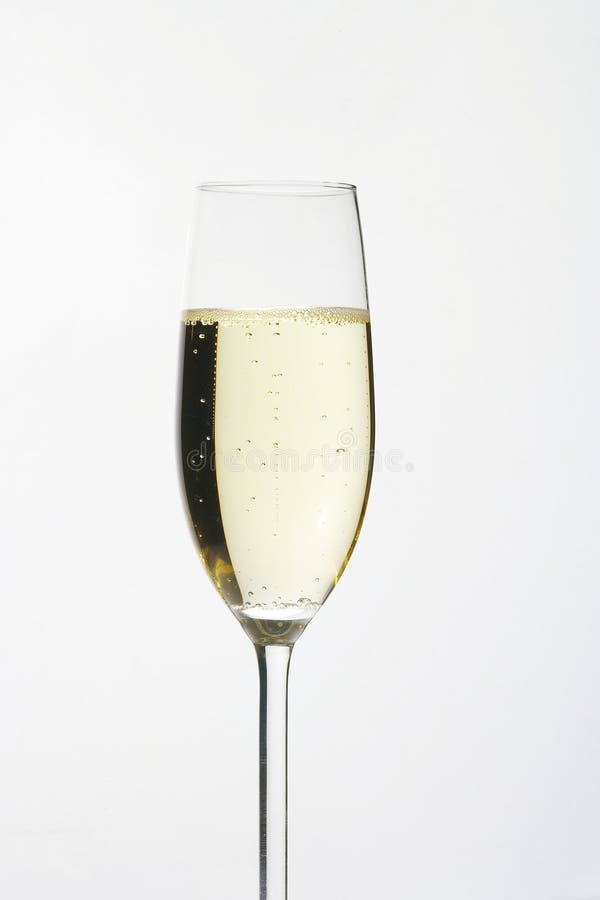 Het Glas van de Mousserende wijn - Sektglas royalty-vrije stock afbeeldingen Het Glas van de Mousserende wijn - Sektglas royalty-vrije stock afbeeldingen