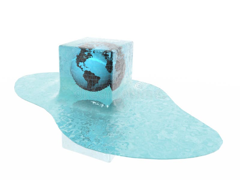 Het globale verwarmen stock illustratie Het globale verwarmen stock illustratie