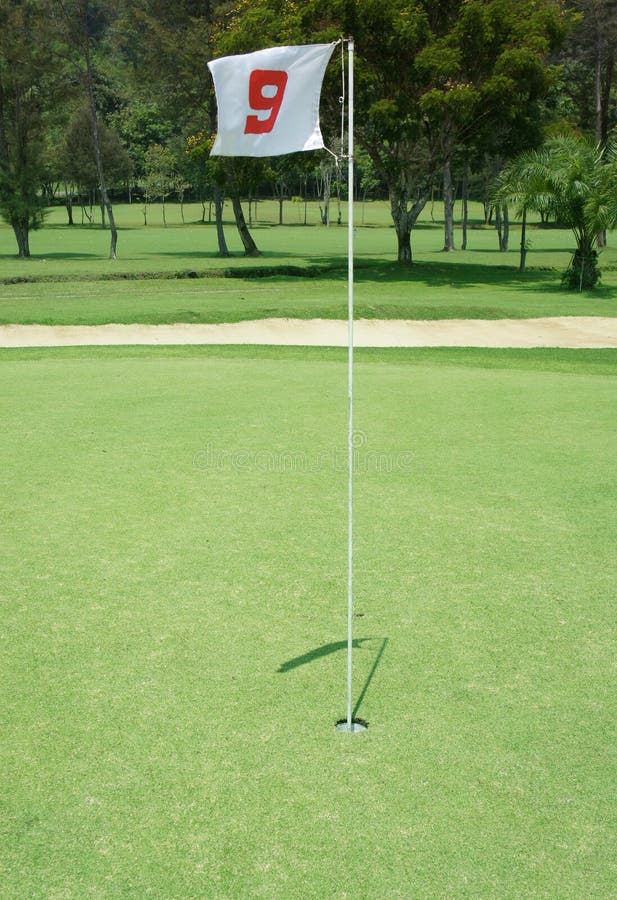 Het golf van de vlag stock fotografie Het golf van de vlag stock fotografie