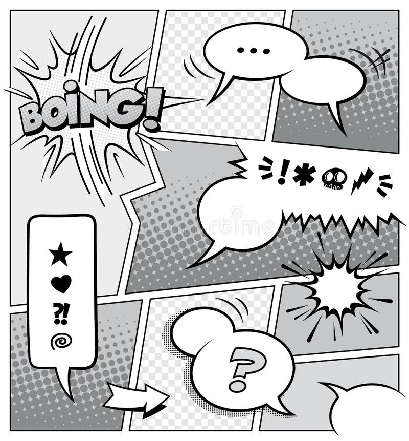 Het grappige Malplaatje van de Boekpagina vector illustratie Het grappige Malplaatje van de Boekpagina vector illustratie