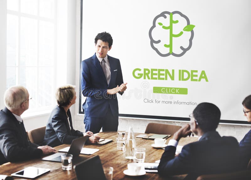 Het groene Concept van de het Behoudsaard van het Ideebehoud