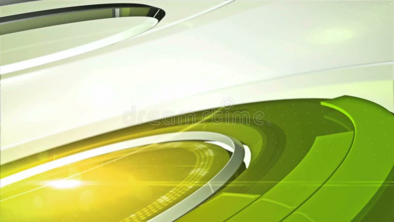 Het groene spiraalvormige stadium ontwerpt intro het openen