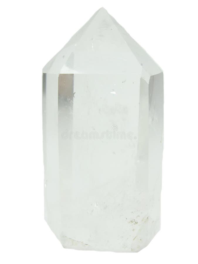 Het grote natuurlijke mineraal van het kwartskristal