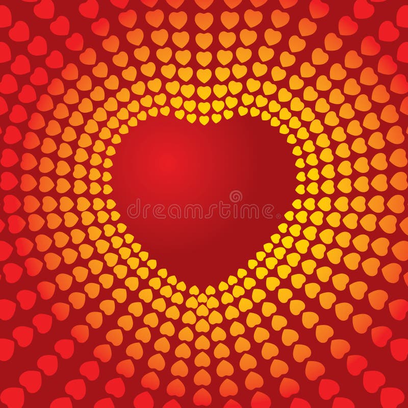 Disco hart stock illustratie
