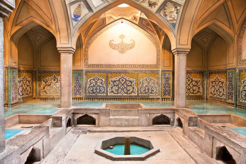 Het historische bad van hammam-e Ali Gholi Agha