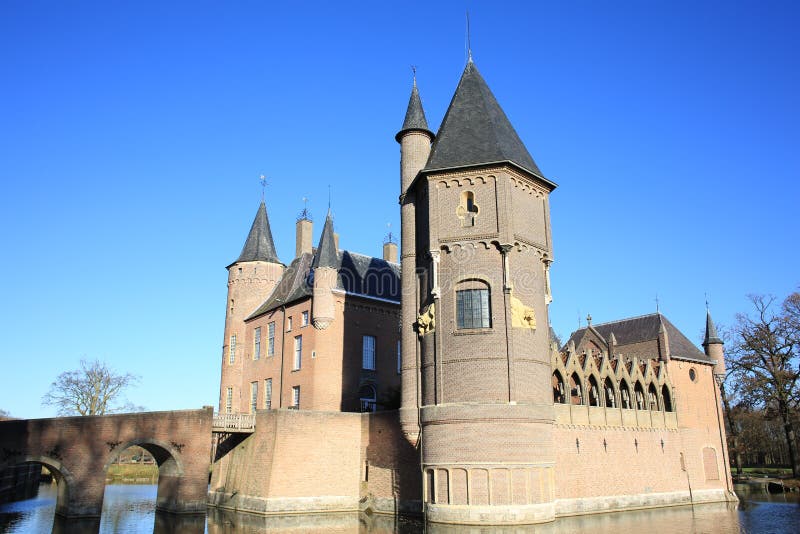Het historische Kasteel Heeswijk, Nederland royalty-vrije stock afbeeldingen Het historische Kasteel Heeswijk, Nederland royalty-vrije stock afbeeldingen
