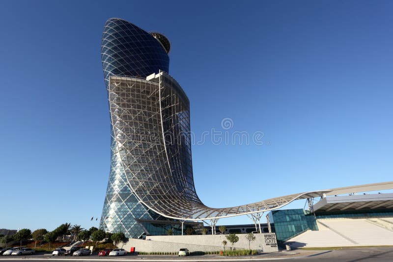 Het Hoofdpoortgebouw in Abu Dhabi