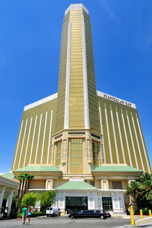Het Hotel van de Baai van Mandalay in Las Vegas stock afbeelding Het Hotel van de Baai van Mandalay in Las Vegas stock afbeelding