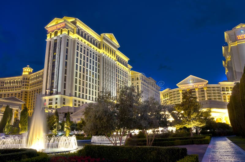 Het Hotel van het Caesars Palace stock afbeeldingen Het Hotel van het Caesars Palace stock afbeeldingen