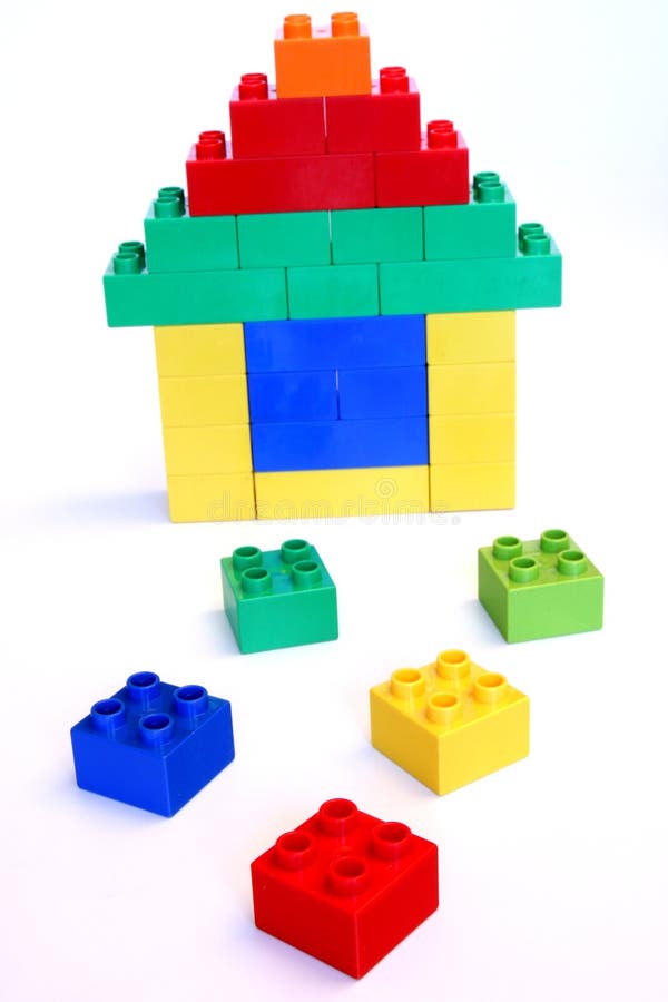 Het huis van het stuk speelgoed stock foto Het huis van het stuk speelgoed stock foto