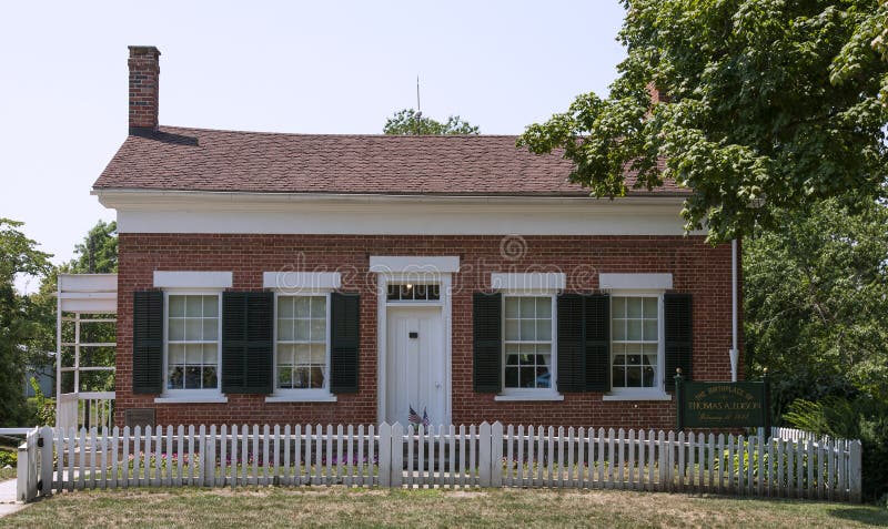 Het huis van Kinderjaren van Thomas Edison