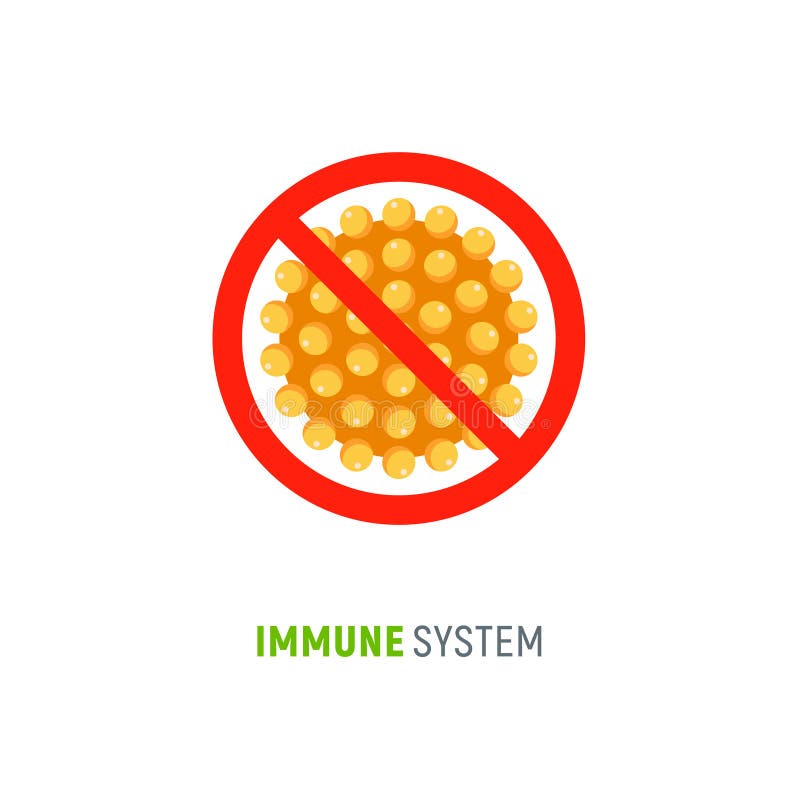 Het immune teken van het bacteriënsysteem Antibacterieel virusteken Het immune immune pictogram van beschermings antiseptische, a stock illustratie Het immune teken van het bacteriënsysteem Antibacterieel virusteken Het immune immune pictogram van beschermings antiseptische, a stock illustratie