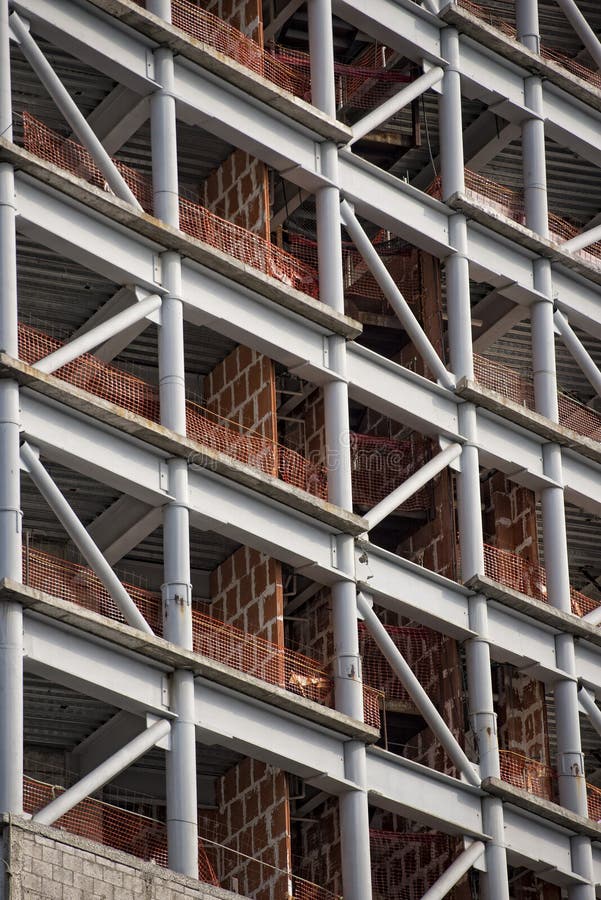 Het inbouwen van bouw in Mexico-City stock afbeelding Het inbouwen van bouw in Mexico-City stock afbeelding