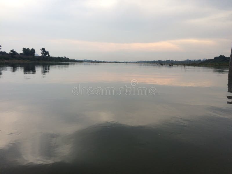 Jawai Dam meer in India royalty-vrije stock foto