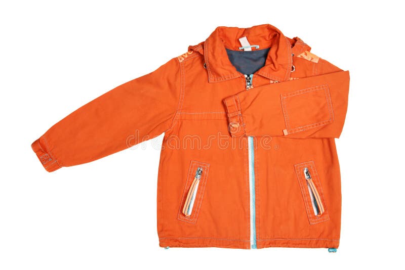 Het jasje van Oange royalty-vrije stock fotografie Het jasje van Oange royalty-vrije stock fotografie