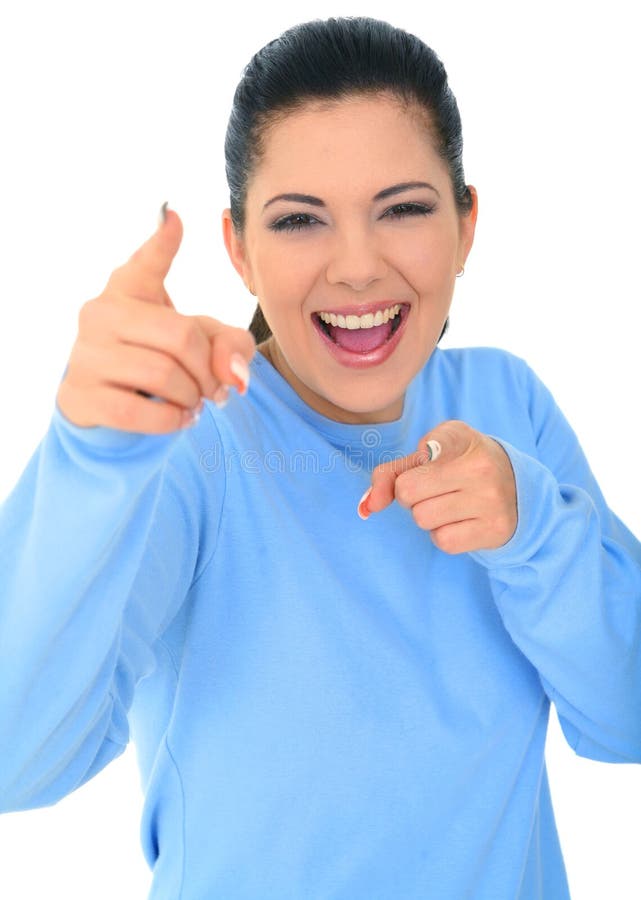 Het jonge Kaukasische Lachen van het Meisje stock afbeelding